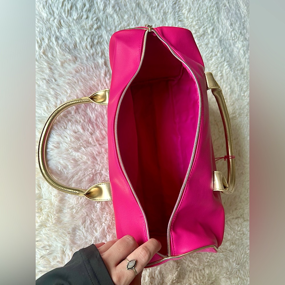 NWT Juicy Couture / Duffle Bag / Leather, Velvet, Silk